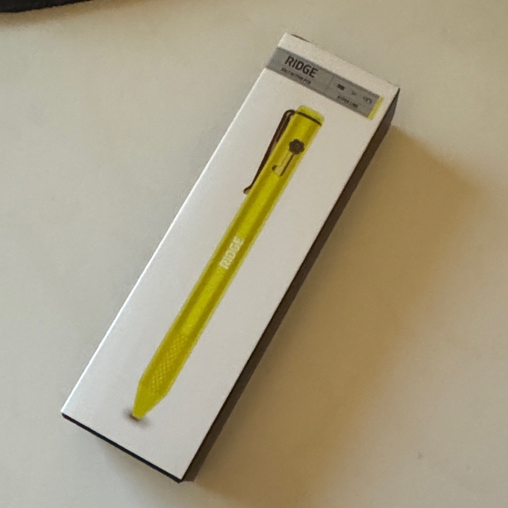 Ridge Bolt Action Pen Hyper Lime NWOT - Picture 2 of 5